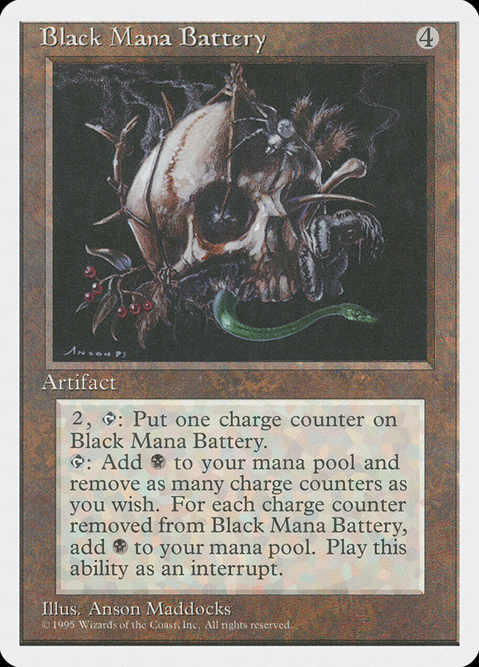 Black Mana Battery [Fourth Edition] - The Mythic Store | 24h Order Processing