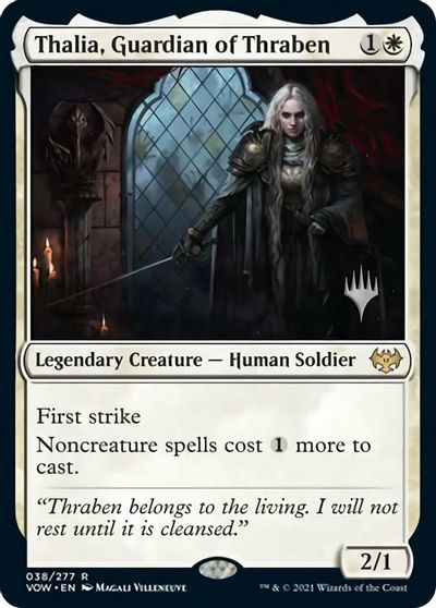 Thalia, Guardian of Thraben (Promo Pack) [Innistrad: Crimson Vow Promos] - The Mythic Store | 24h Order Processing