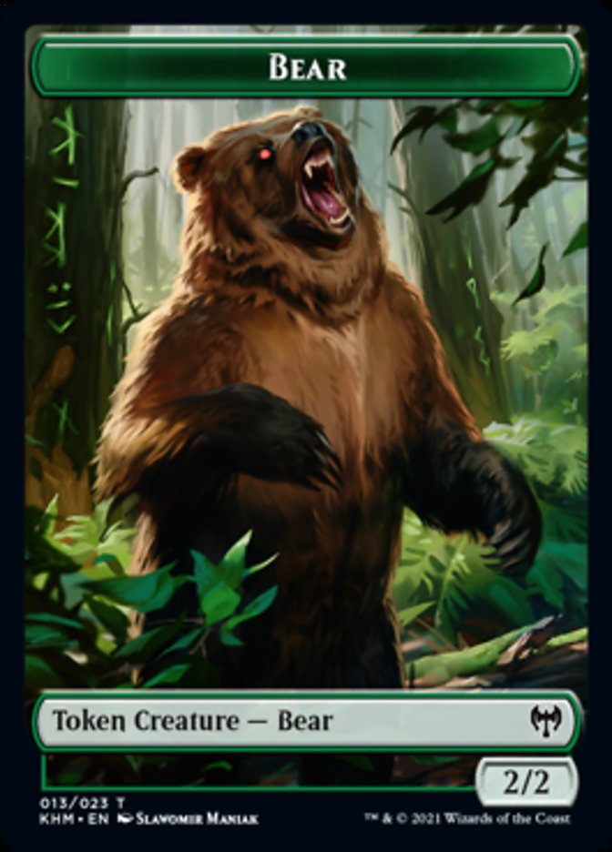 Bear Token [Kaldheim Tokens] - The Mythic Store | 24h Order Processing