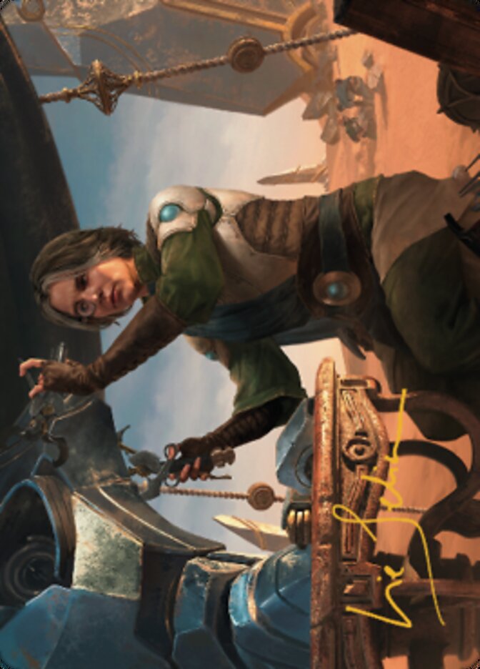 Tocasia, Dig Site Mentor Art Card (Gold-Stamped Signature) [The Brothers' War Art Series] - The Mythic Store | 24h Order Processing