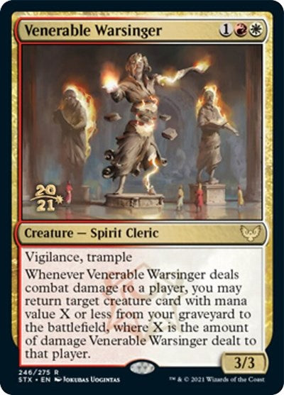 Venerable Warsinger [Strixhaven: School of Mages Prerelease Promos] - The Mythic Store | 24h Order Processing