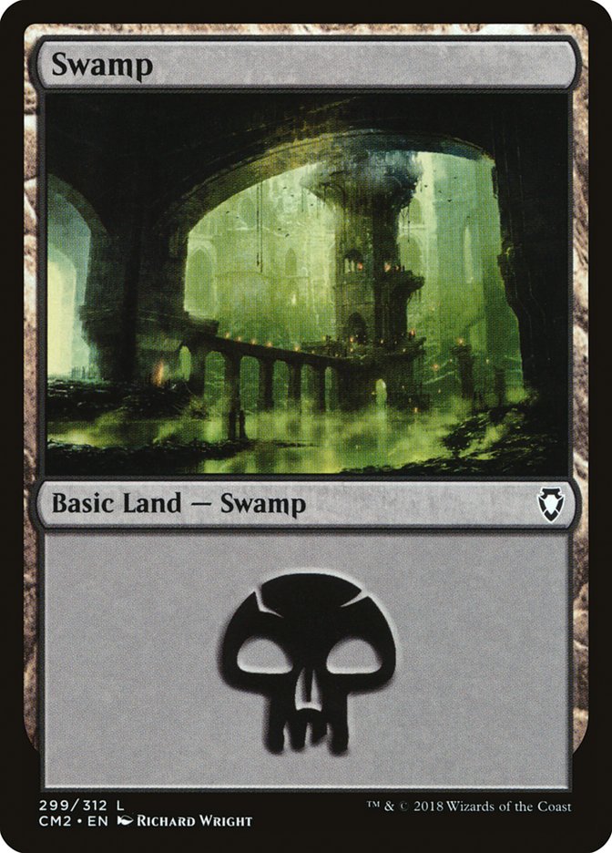 Swamp (299) [Commander Anthology Volume II] - The Mythic Store | 24h Order Processing
