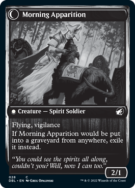 Mourning Patrol // Morning Apparition [Innistrad: Double Feature] - The Mythic Store | 24h Order Processing