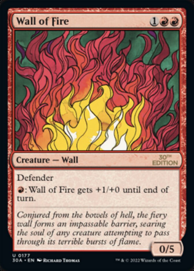 Wall of Fire [30th Anniversary Edition] - The Mythic Store | 24h Order Processing