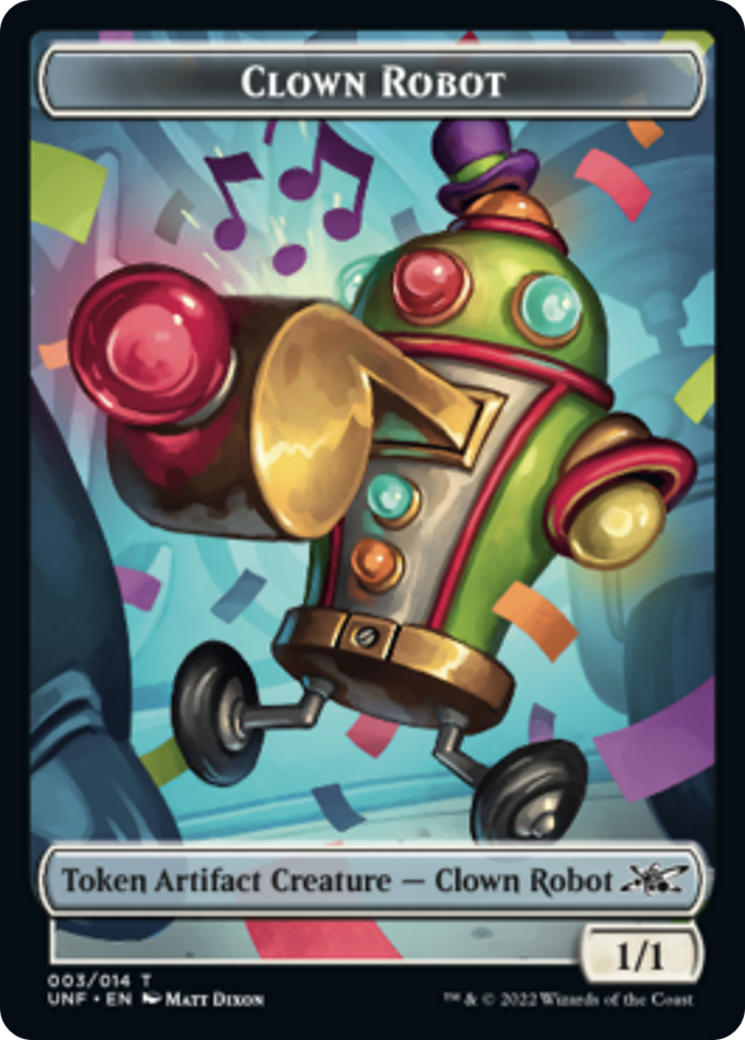 Clown Robot (003) // Balloon Double-Sided Token [Unfinity Tokens] - The Mythic Store | 24h Order Processing