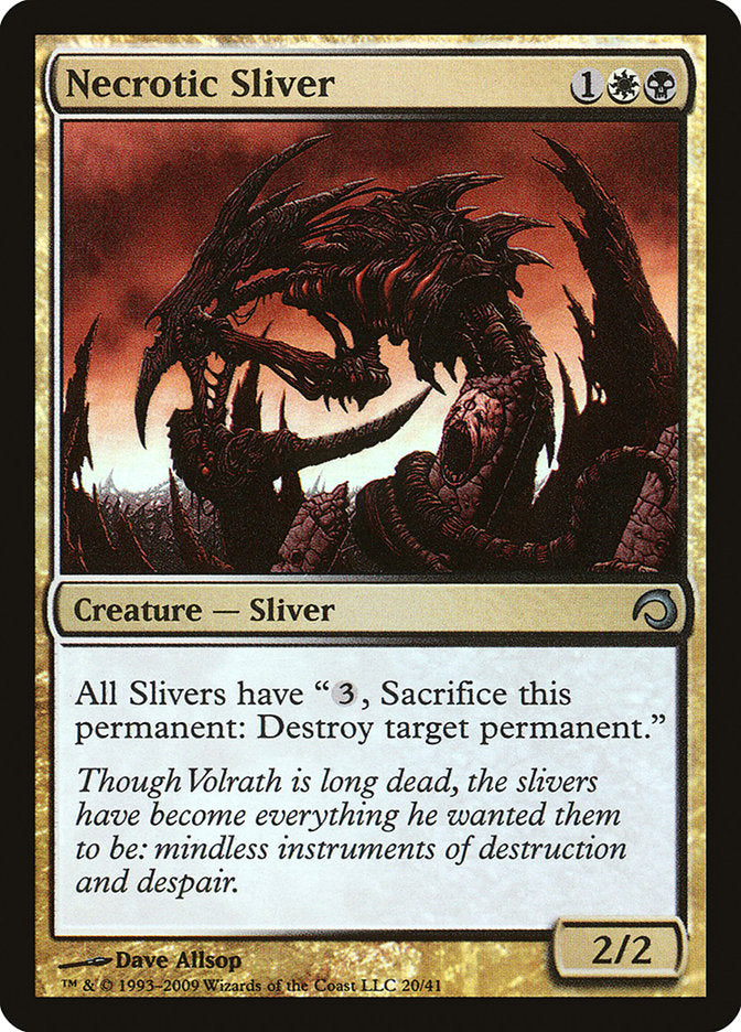 Necrotic Sliver [Premium Deck Series: Slivers] - The Mythic Store | 24h Order Processing