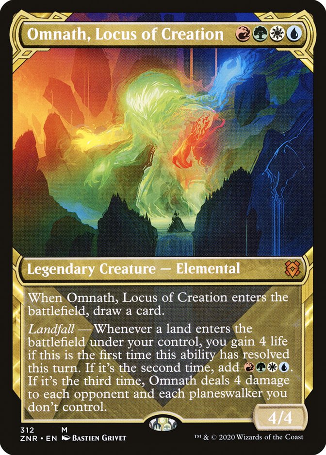 Omnath, Locus of Creation (Showcase) [Zendikar Rising] - The Mythic Store | 24h Order Processing