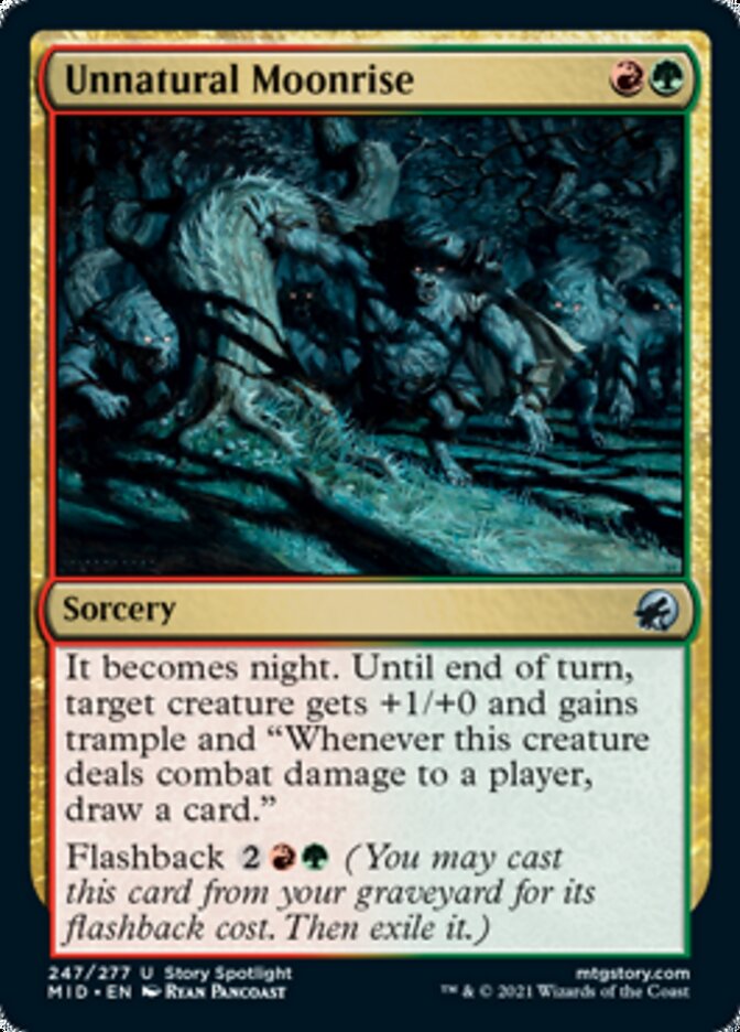 Unnatural Moonrise [Innistrad: Midnight Hunt] - The Mythic Store | 24h Order Processing