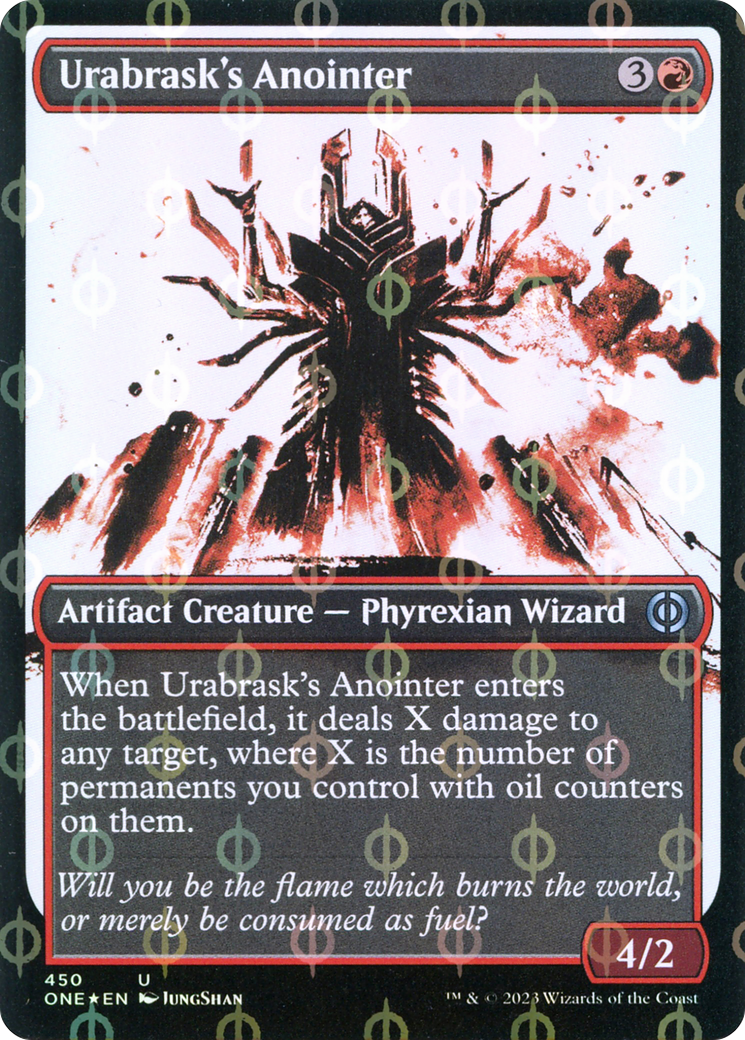 Urabrask's Anointer (Showcase Ichor Step-and-Compleat Foil) [Phyrexia: All Will Be One] - The Mythic Store | 24h Order Processing