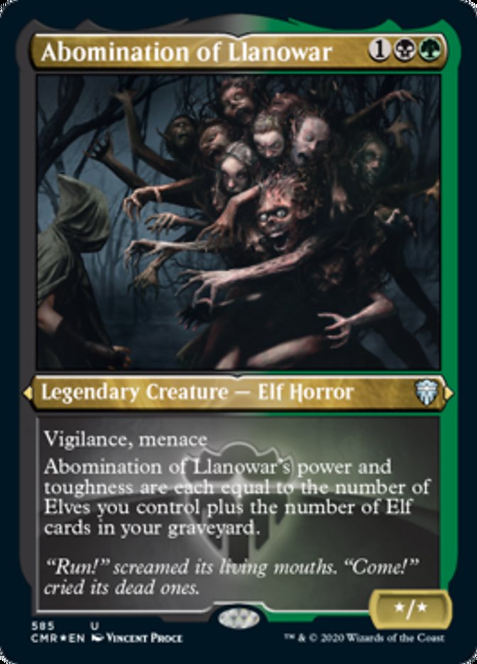 Abomination of Llanowar (Etched) [Commander Legends] - The Mythic Store | 24h Order Processing