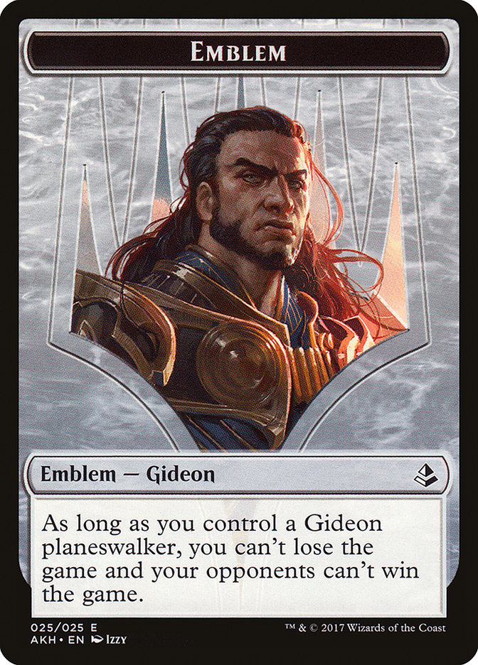 Gideon of the Trials Emblem [Amonkhet Tokens] - The Mythic Store | 24h Order Processing