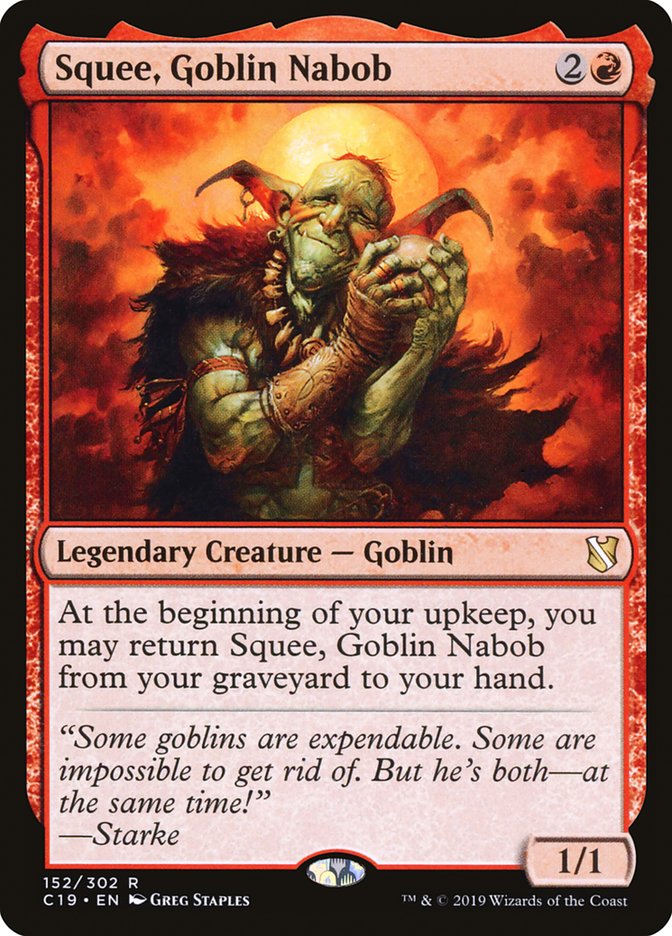 Squee, Goblin Nabob [Commander 2019] - The Mythic Store | 24h Order Processing