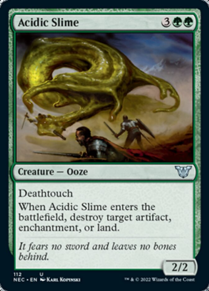 Acidic Slime [Kamigawa: Neon Dynasty Commander] - The Mythic Store | 24h Order Processing