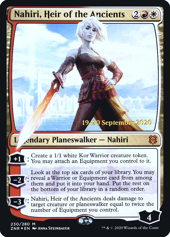 Nahiri, Heir of the Ancients [Zendikar Rising Prerelease Promos] - The Mythic Store | 24h Order Processing