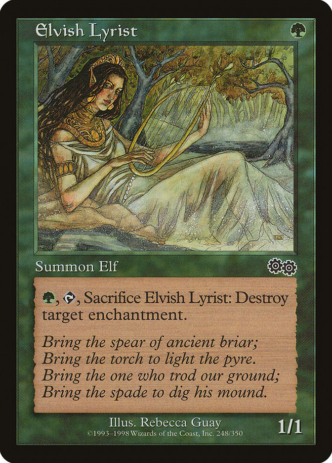 Elvish Lyrist [Urza's Saga] - The Mythic Store | 24h Order Processing