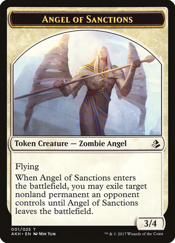 Angel of Sanctions Token [Amonkhet Tokens] - The Mythic Store | 24h Order Processing