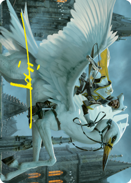 Gryff Rider Art Card (Gold-Stamped Signature) [Innistrad: Crimson Vow Art Series] - The Mythic Store | 24h Order Processing