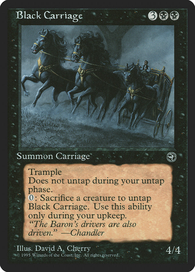Black Carriage [Homelands] - The Mythic Store | 24h Order Processing