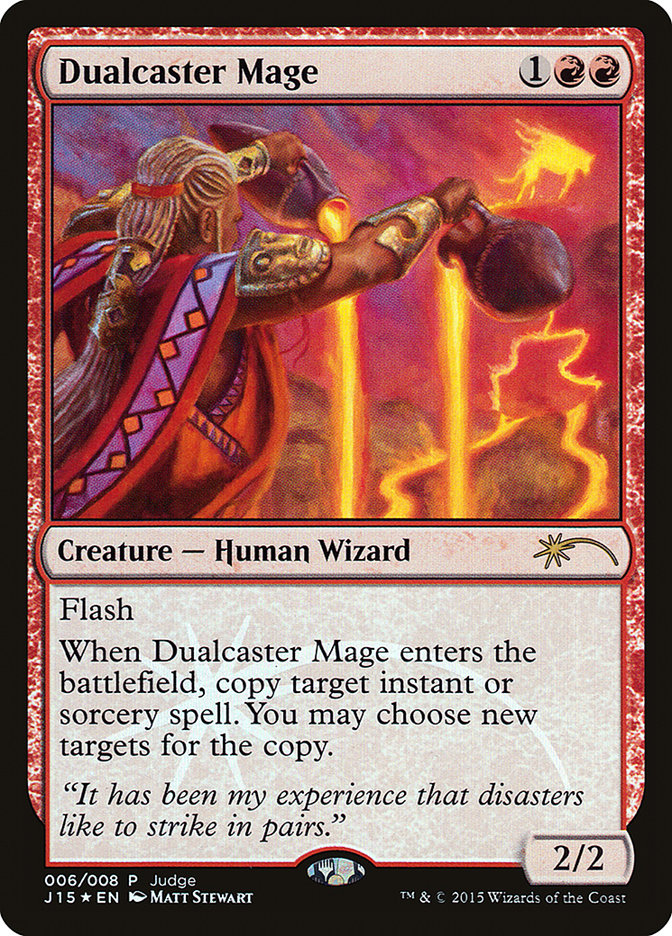 Dualcaster Mage [Judge Gift Cards 2015] - The Mythic Store | 24h Order Processing