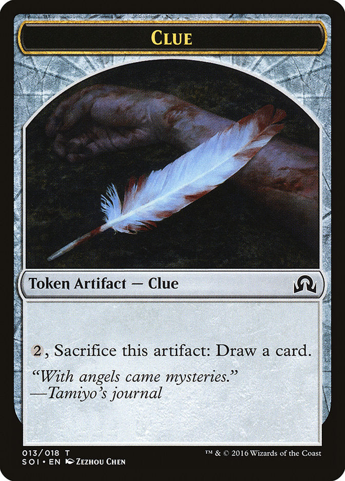 Clue Token (013/018) [Shadows over Innistrad Tokens] - The Mythic Store | 24h Order Processing