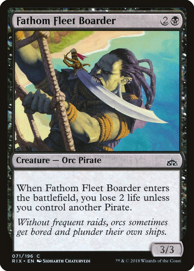 Fathom Fleet Boarder [Rivals of Ixalan] - The Mythic Store | 24h Order Processing
