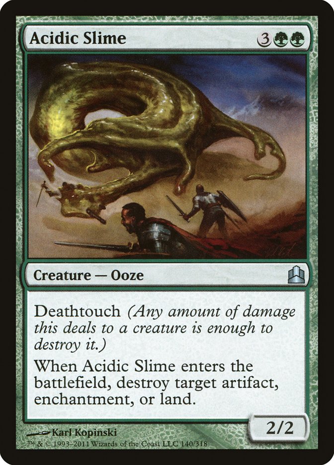 Acidic Slime [Commander 2011] - The Mythic Store | 24h Order Processing