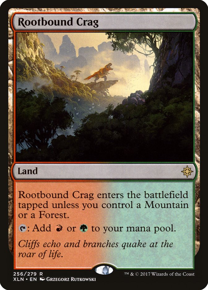 Rootbound Crag [Ixalan] - The Mythic Store | 24h Order Processing