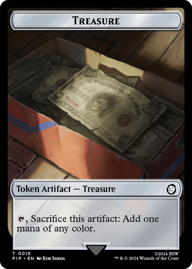 Copy // Treasure (019) Double-Sided Token [Fallout Tokens] - The Mythic Store | 24h Order Processing