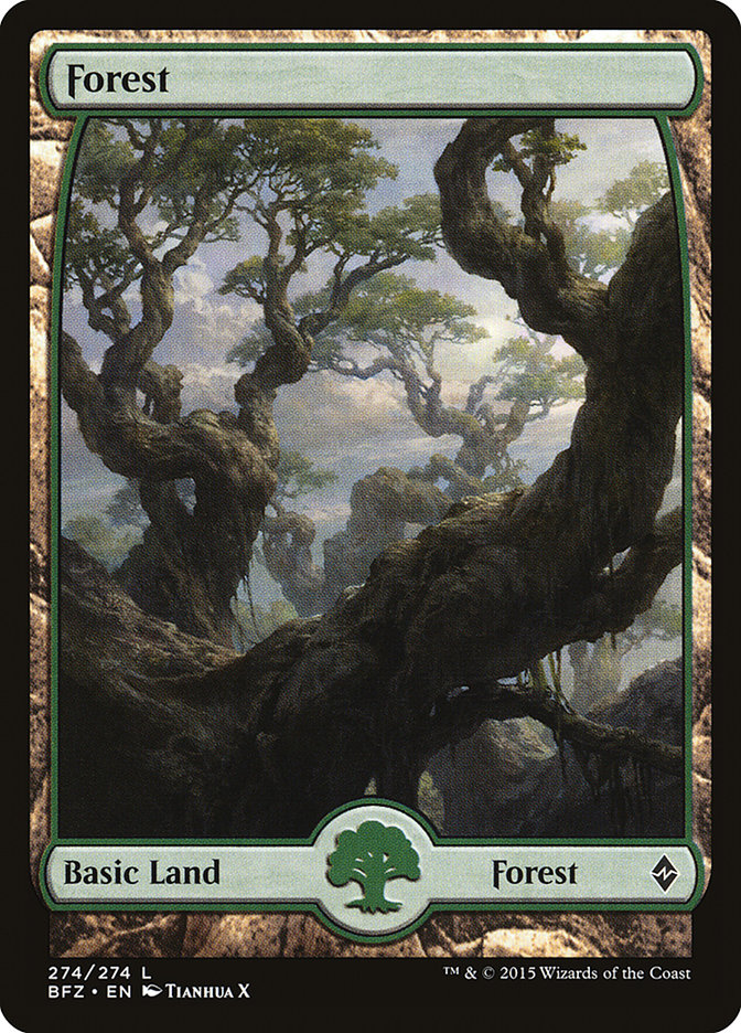 Forest (274) (Full Art) [Battle for Zendikar] - The Mythic Store | 24h Order Processing