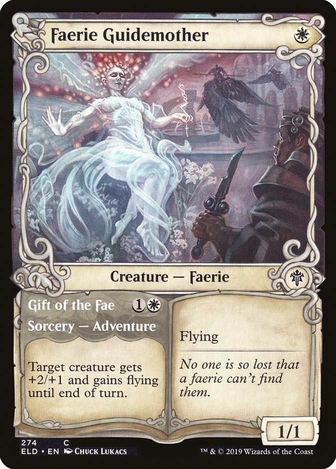 Faerie Guidemother // Gift of the Fae (Showcase) [Throne of Eldraine] - The Mythic Store | 24h Order Processing