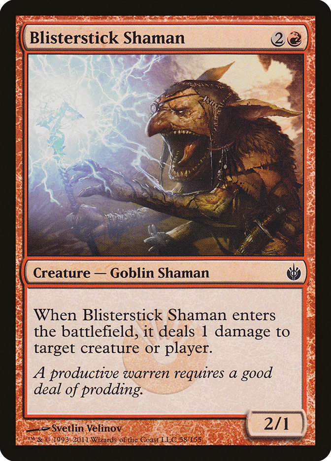 Blisterstick Shaman [Mirrodin Besieged] - The Mythic Store | 24h Order Processing