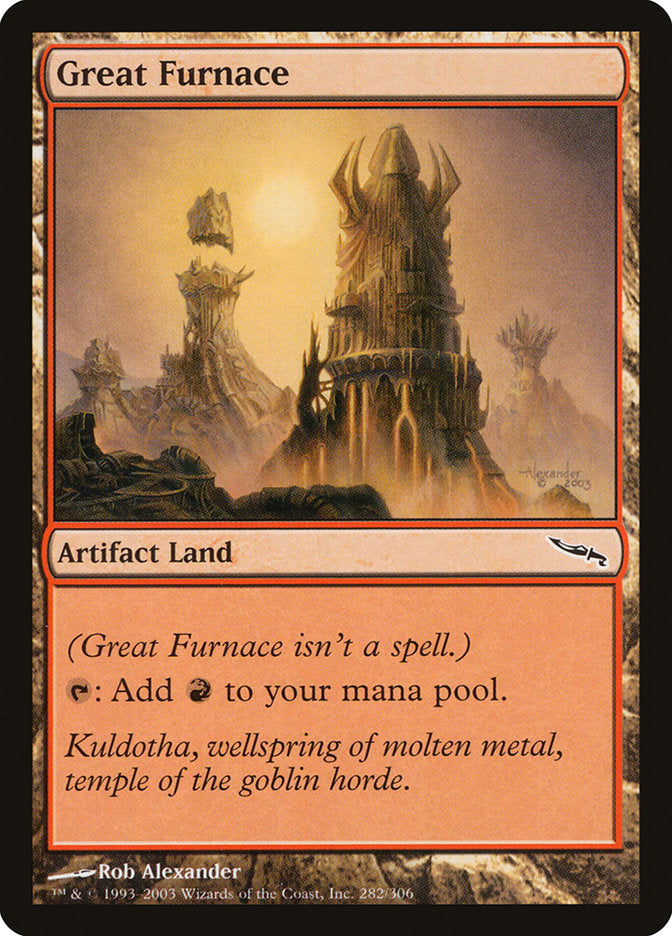 Great Furnace [Mirrodin] - The Mythic Store | 24h Order Processing