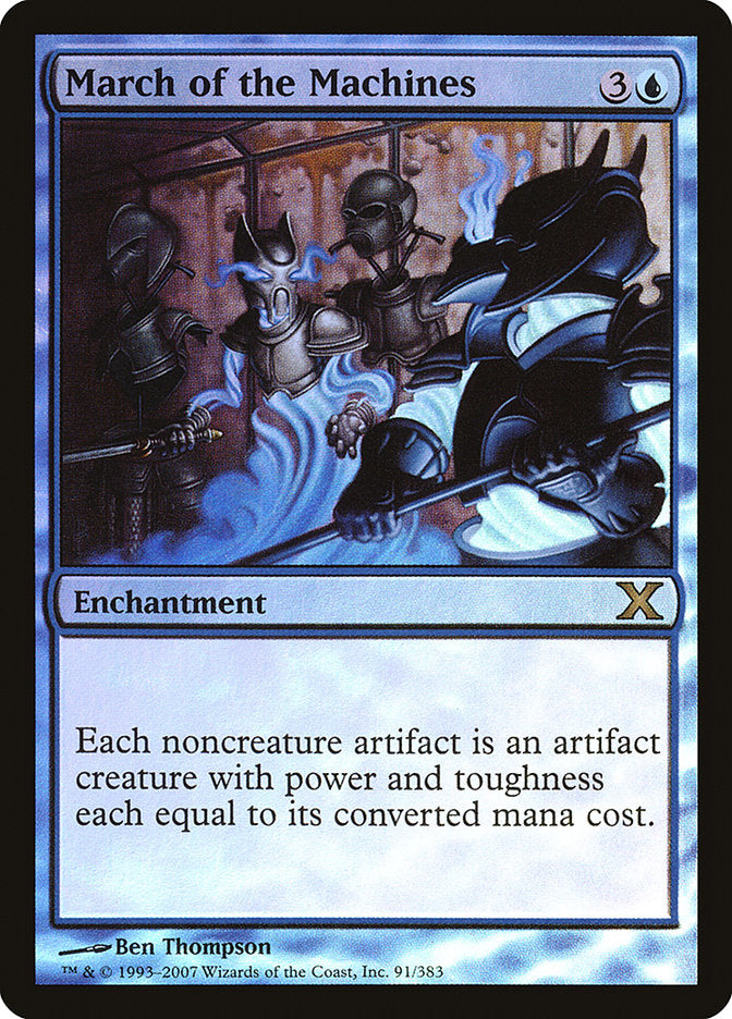 March of the Machines (Premium Foil) [Tenth Edition] - The Mythic Store | 24h Order Processing