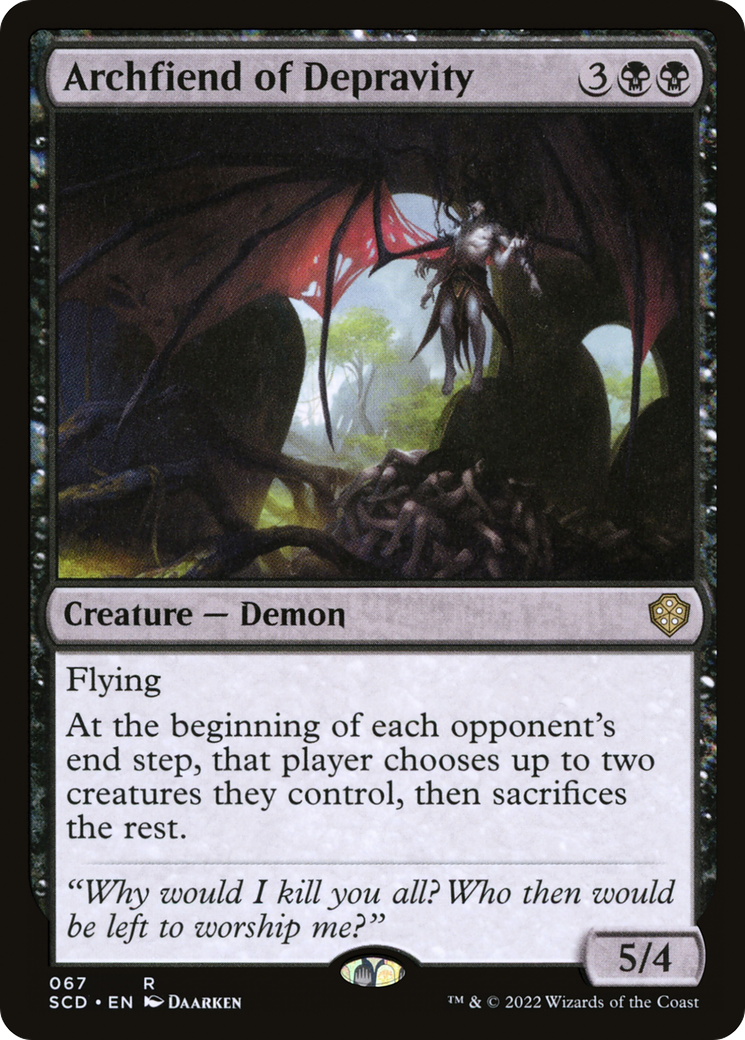 Archfiend of Depravity [Starter Commander Decks] - The Mythic Store | 24h Order Processing