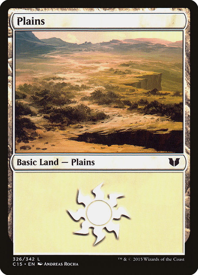 Plains (326) [Commander 2015] - The Mythic Store | 24h Order Processing