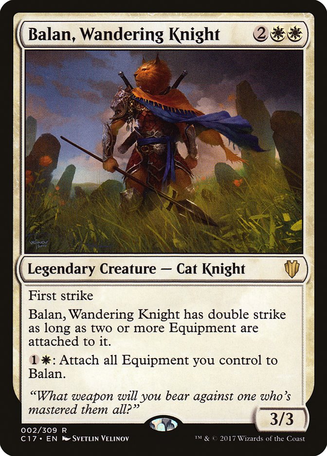 Balan, Wandering Knight [Commander 2017] - The Mythic Store | 24h Order Processing