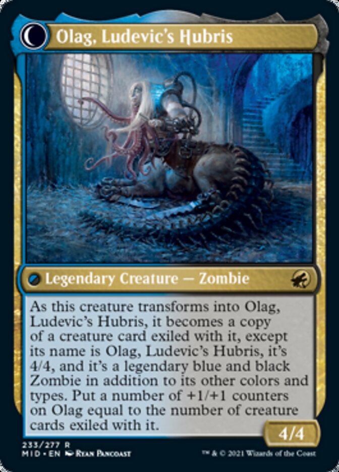 Ludevic, Necrogenius // Olag, Ludevic's Hubris [Innistrad: Midnight Hunt] - The Mythic Store | 24h Order Processing