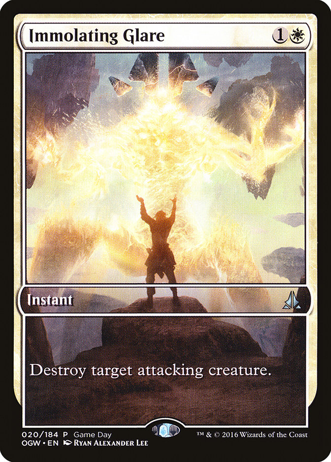 Immolating Glare (Game Day) (Extended Art) [Oath of the Gatewatch Promos] - The Mythic Store | 24h Order Processing