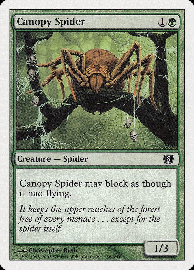 Canopy Spider [Eighth Edition] - The Mythic Store | 24h Order Processing