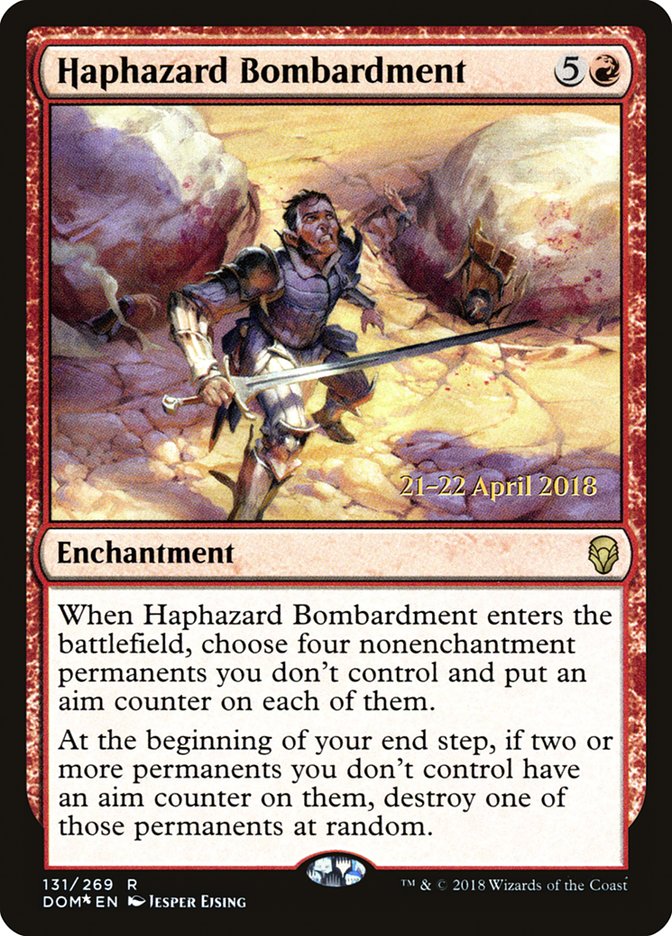 Haphazard Bombardment [Dominaria Prerelease Promos] - The Mythic Store | 24h Order Processing