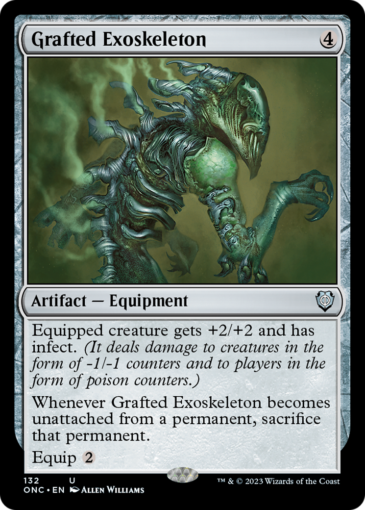 Grafted Exoskeleton [Phyrexia: All Will Be One Commander] - The Mythic Store | 24h Order Processing