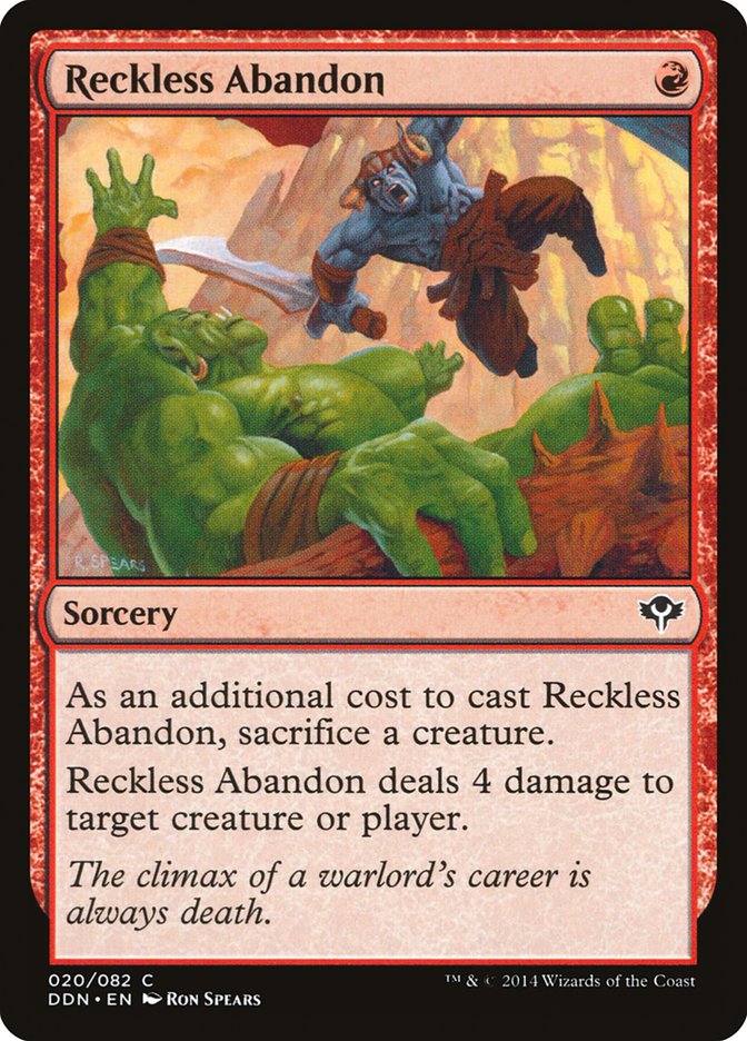 Reckless Abandon [Duel Decks: Speed vs. Cunning] - The Mythic Store | 24h Order Processing