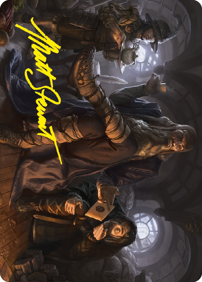 Sharkey, Tyrant of the Shire Art Card (Gold-Stamped Signature) [The Lord of the Rings: Tales of Middle-earth Art Series] - The Mythic Store | 24h Order Processing