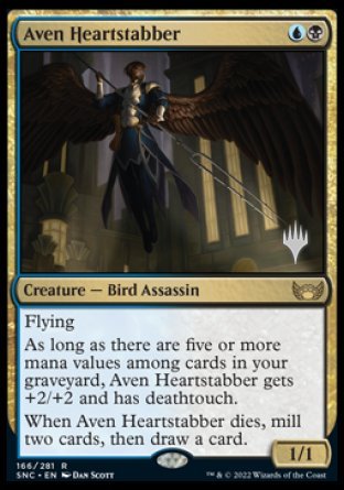 Aven Heartstabber (Promo Pack) [Streets of New Capenna Promos] - The Mythic Store | 24h Order Processing