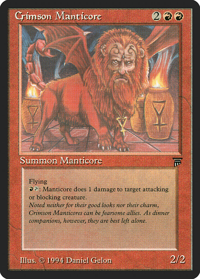 Crimson Manticore [Legends] - The Mythic Store | 24h Order Processing