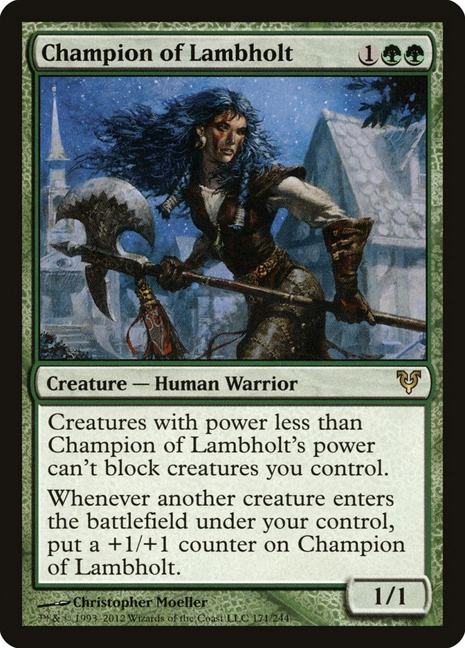 Champion of Lambholt [Avacyn Restored] - The Mythic Store | 24h Order Processing