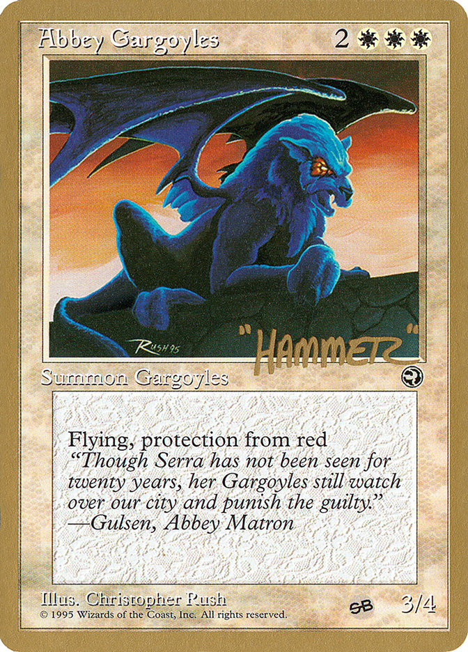 Abbey Gargoyles (Shawn "Hammer" Regnier) (SB) [Pro Tour Collector Set] - The Mythic Store | 24h Order Processing