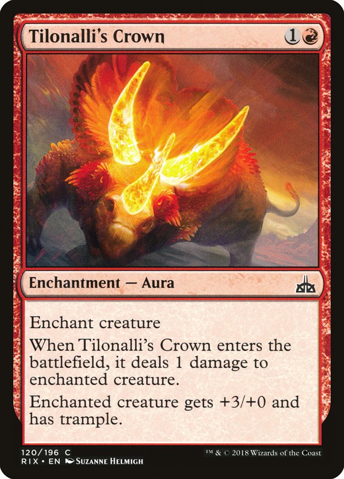 Tilonalli's Crown [Rivals of Ixalan] - The Mythic Store | 24h Order Processing