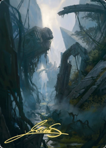 Swamp 2 Art Card (Gold-Stamped Signature) [Zendikar Rising Art Series] - The Mythic Store | 24h Order Processing