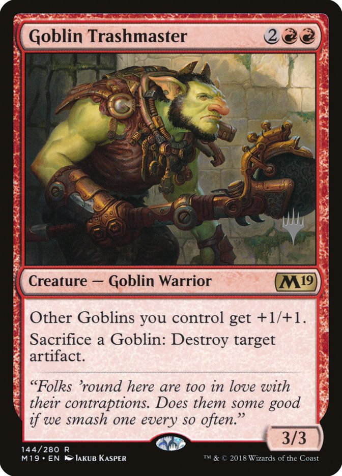 Goblin Trashmaster (Promo Pack) [Core Set 2019 Promos] - The Mythic Store | 24h Order Processing